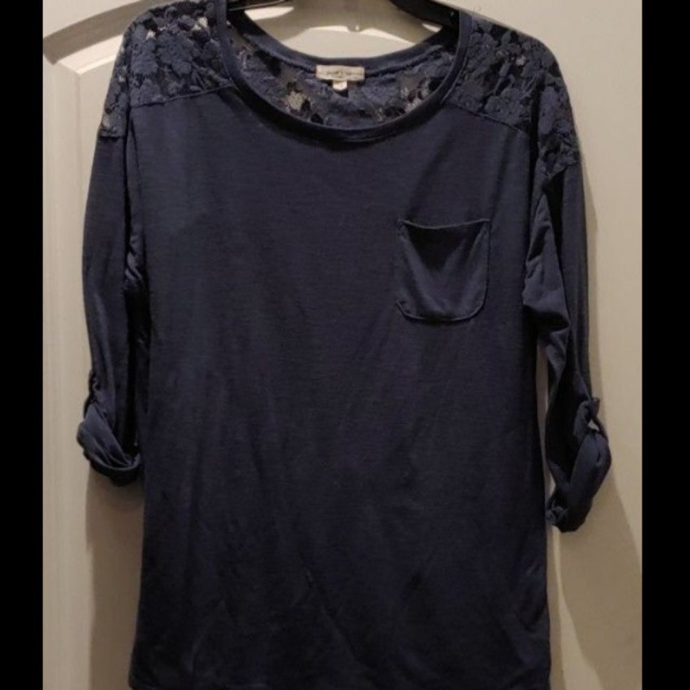 Paper + Tee Shirt Blue 1X